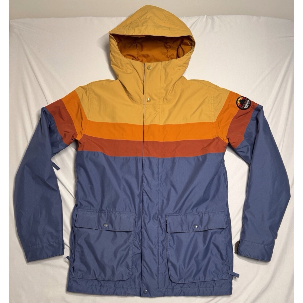 Burton Frontier Dryride Maui Sunset Picante Colorway Ski Jacket Mens Size M